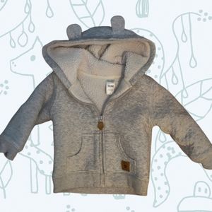 Carter 18m Small Yet Mighty Teddy Bear Hoodie